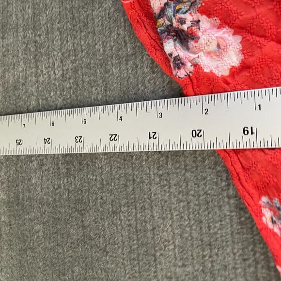 Anthropologie Maeve Button Down Top Womens 0 Floral V Neck Cottagecore Classic - Picture 4 of 8